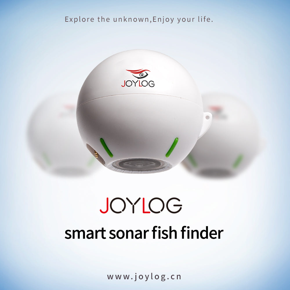 JOYLOG Smart Sonar Fish Finder Rechargeable Wireless Sensor Water Depth Echo Sounder Fishing Portable Fish Finder